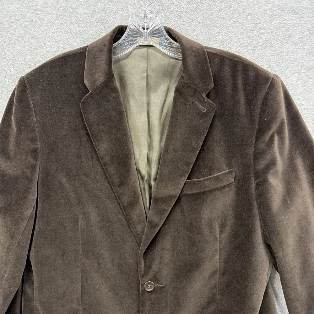 Banana Republic Men's Dark Brown Velvet Blazer
